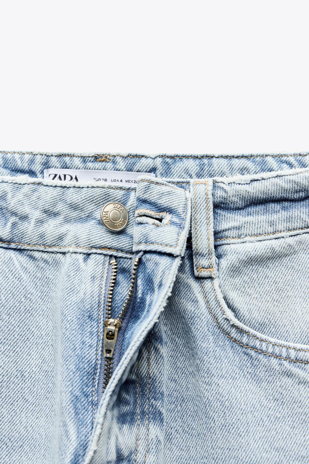 Zara straight leg , High rise, ankle jeans