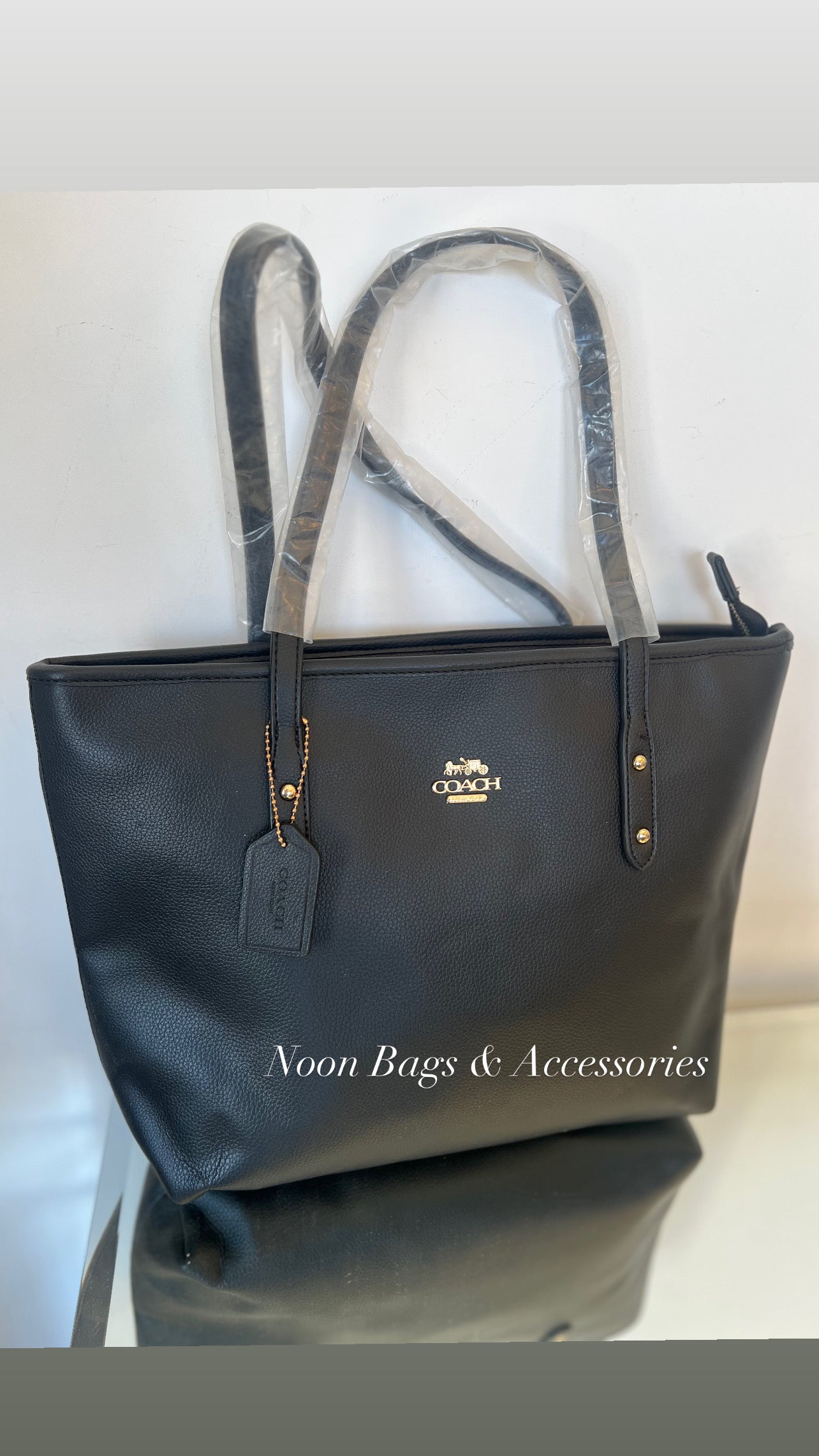 Coach large tote bag