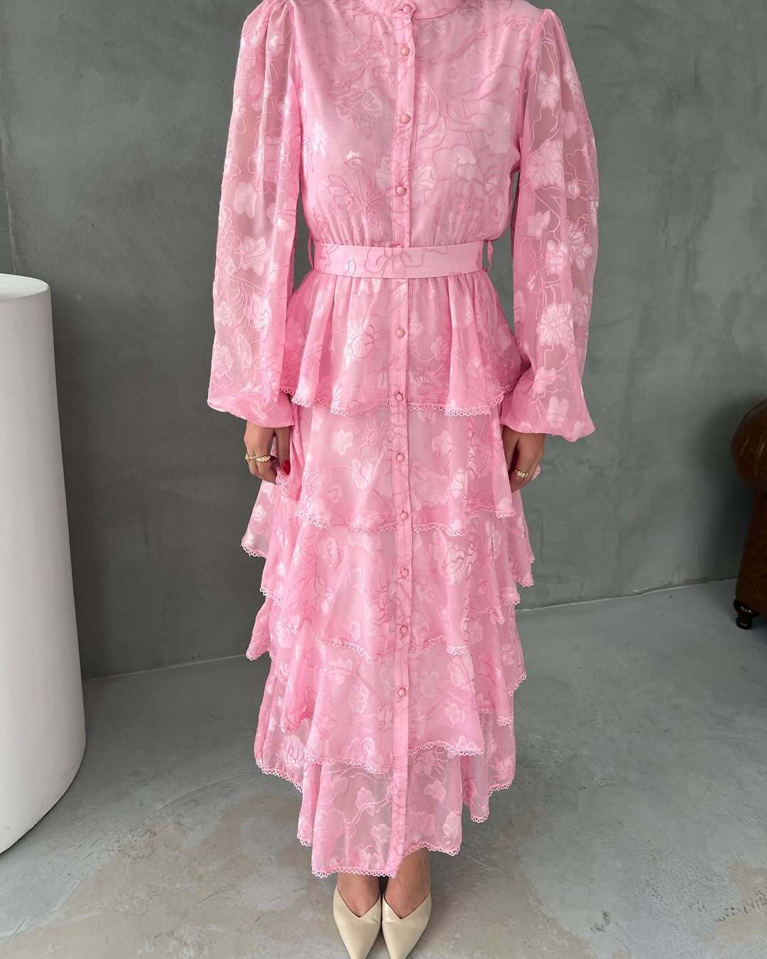 Midi layered dress