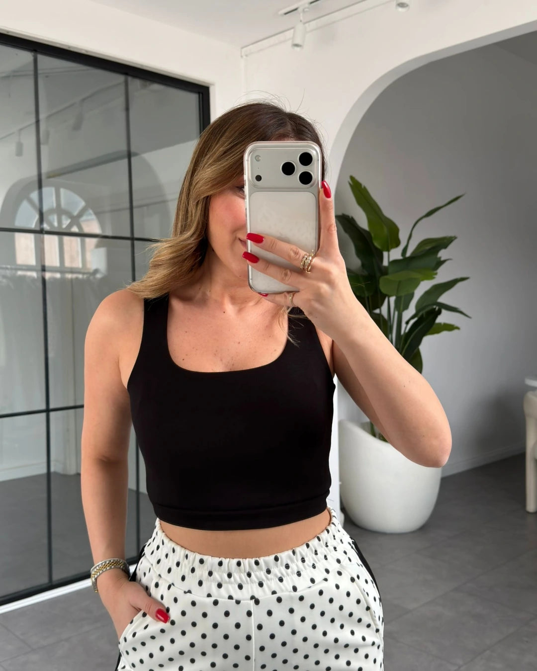 POLKA DOT THREE-PIECE SET