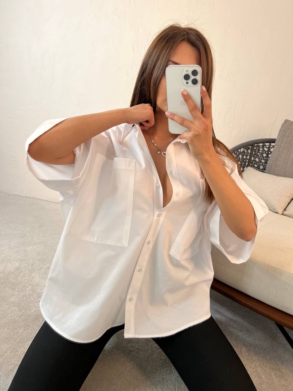 Oversized Short sleeve shirt