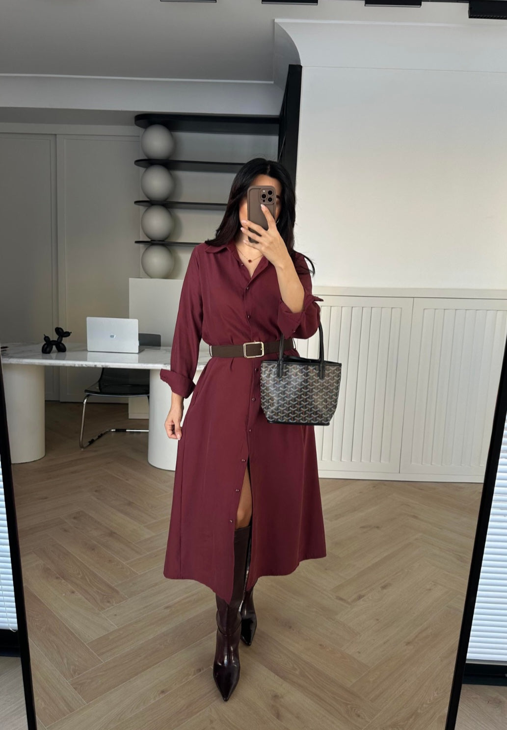 Tencil belted dress