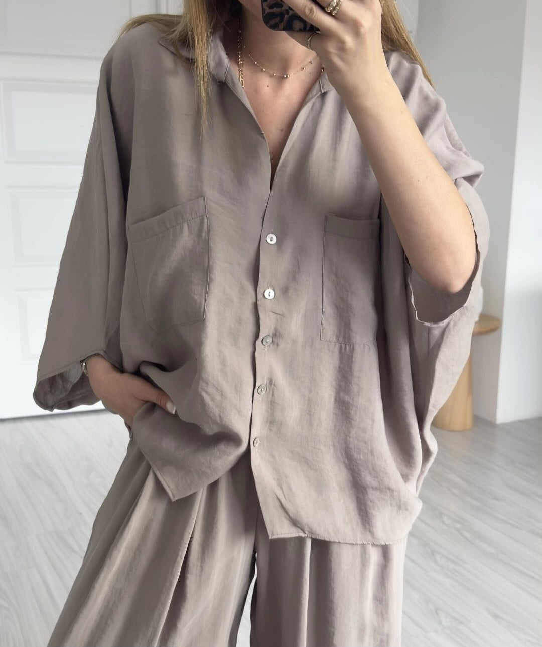 Premium rayon oversize shirt