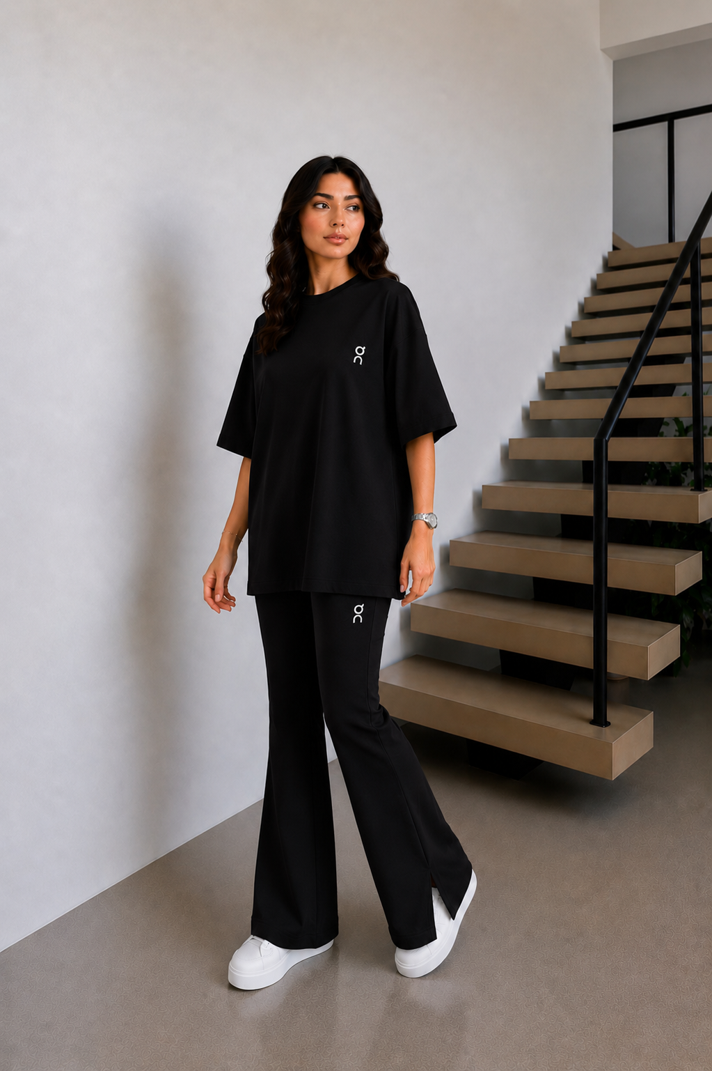 On cloud Oysho fabric tracksuit