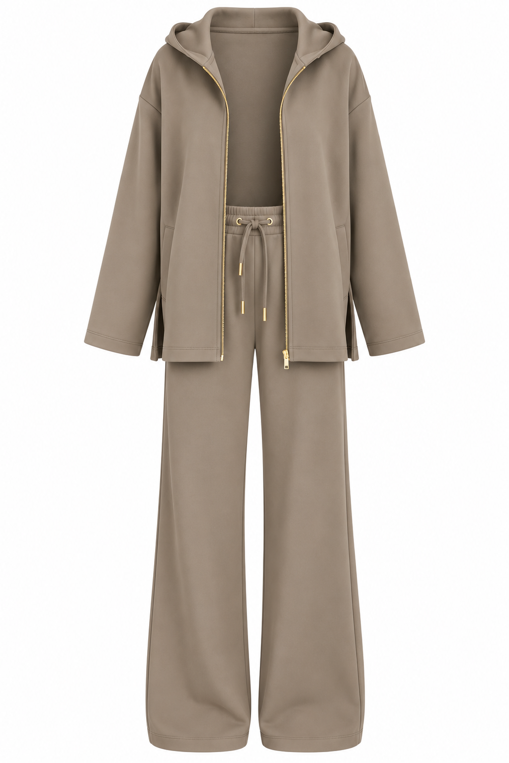 Network Oysho fabric tracksuit - olive green