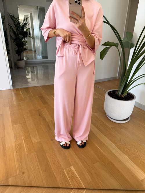 Oversized Oysho fabric tracksuit