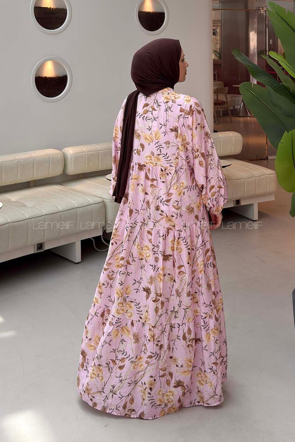 Printed boheme dress
