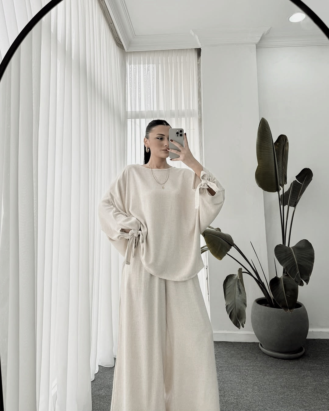 Boheme linen with cotton co-ord set