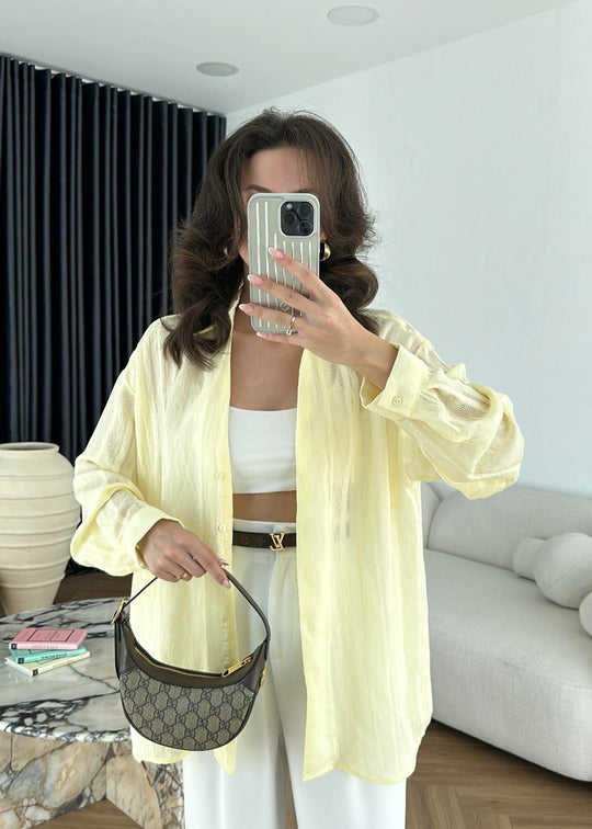 Tencel oversized shirt