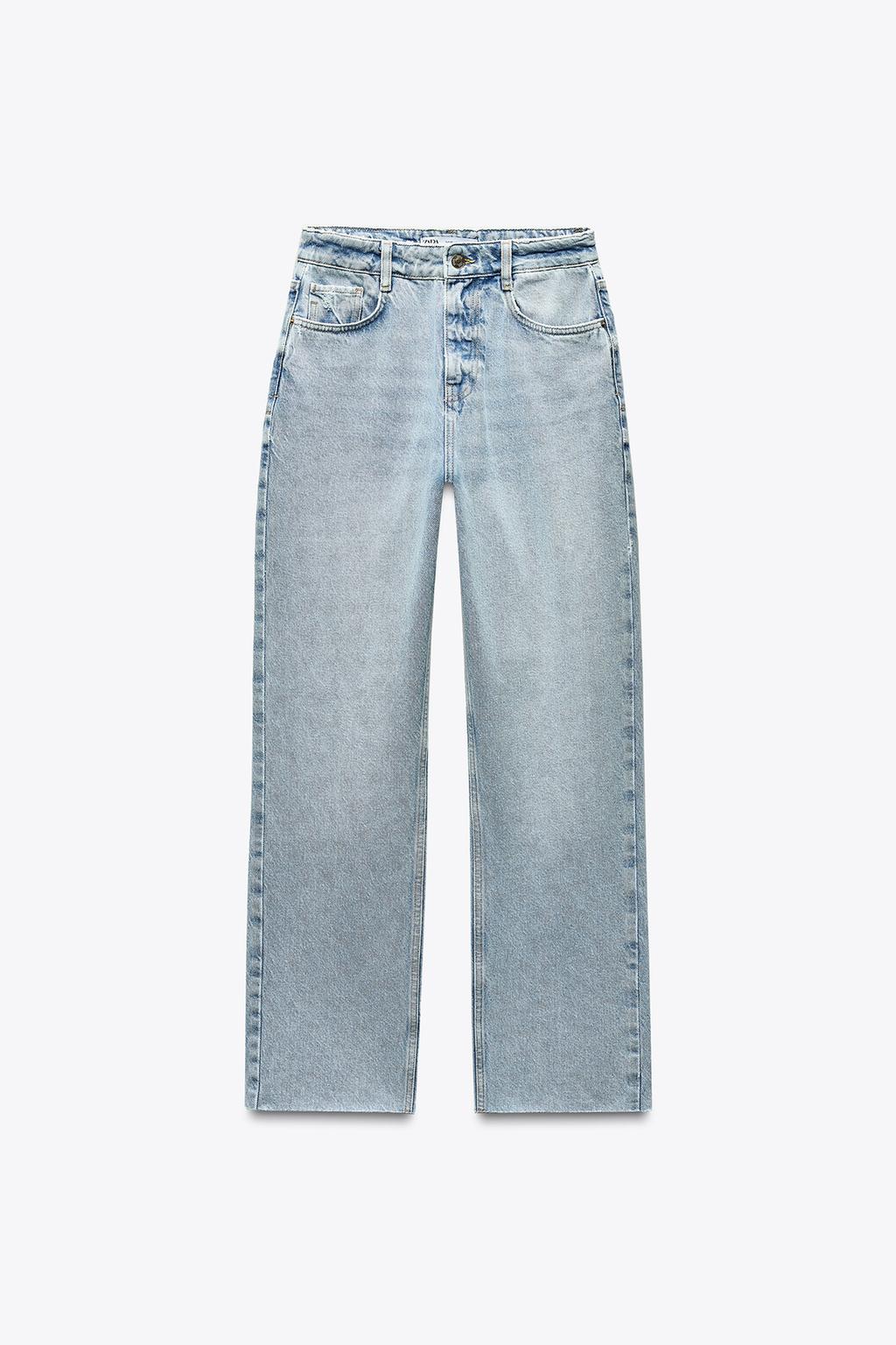 Zara straight leg , High rise, ankle jeans