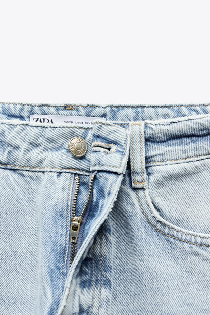 Zara straight leg , High rise, ankle jeans