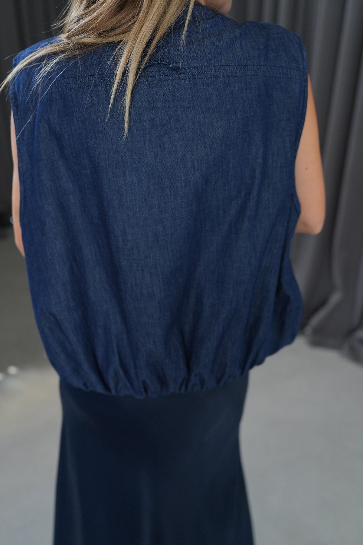 Tencel jeans vest
