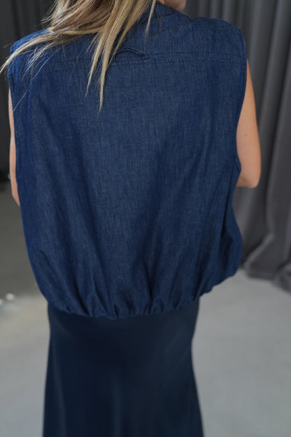 Tencel jeans vest