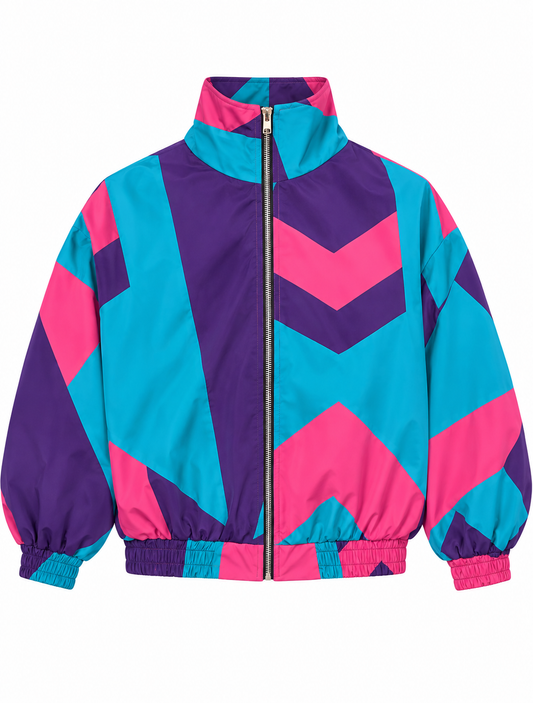 Multicolored Vintage Lined Premium Jacket