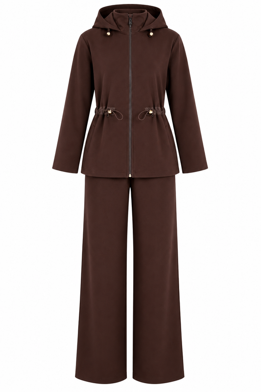 Zip-Up Jacket with a Premium Oysho Fabric Front and a Full Parachute Fabric Back