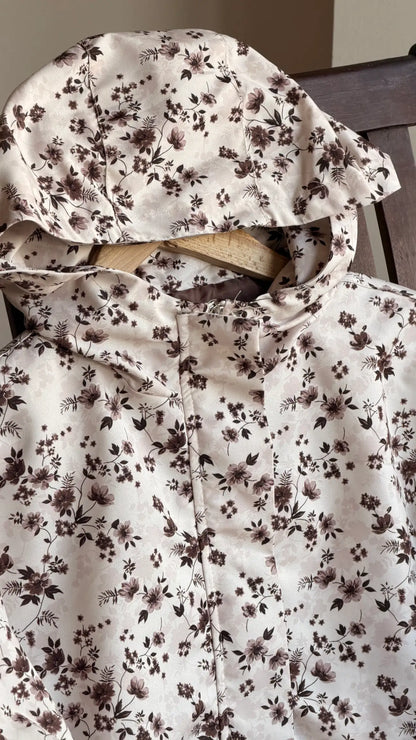 Wildflowers Hooded Jacket - off white