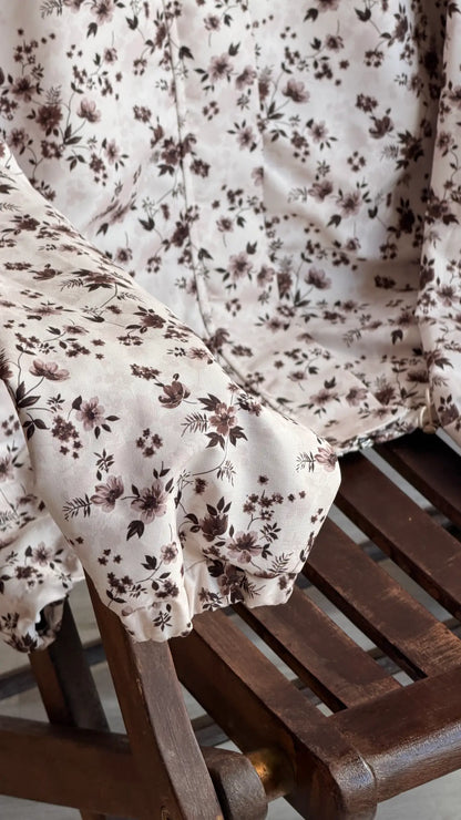 Wildflowers Hooded Jacket - off white