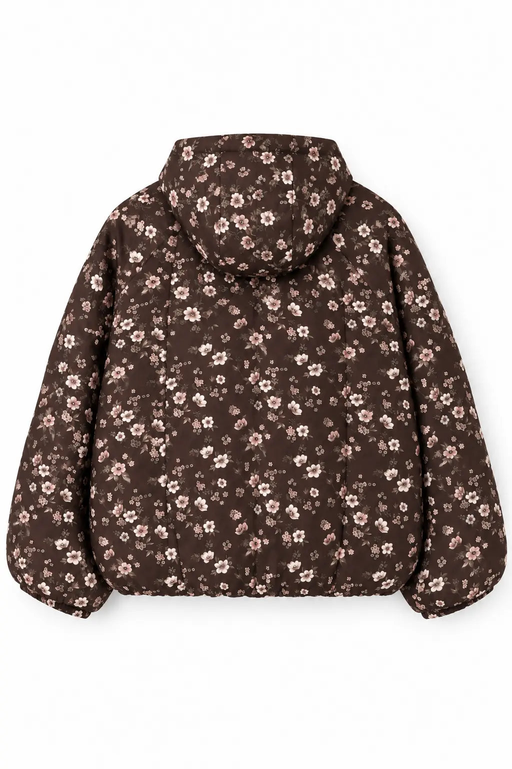 Wildflowers Hooded Jacket - brown