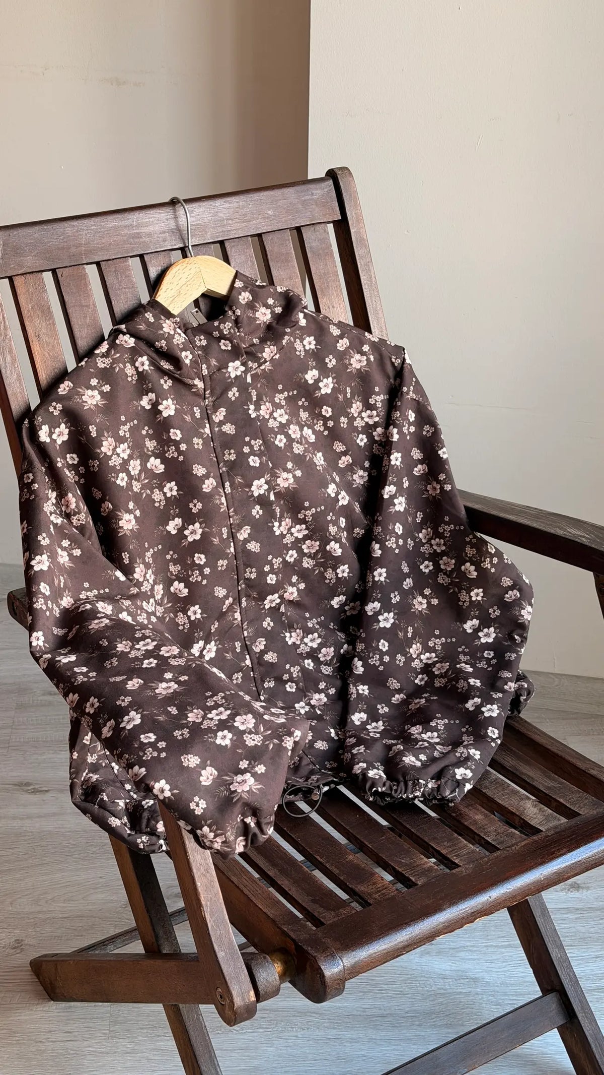 Wildflowers Hooded Jacket - brown