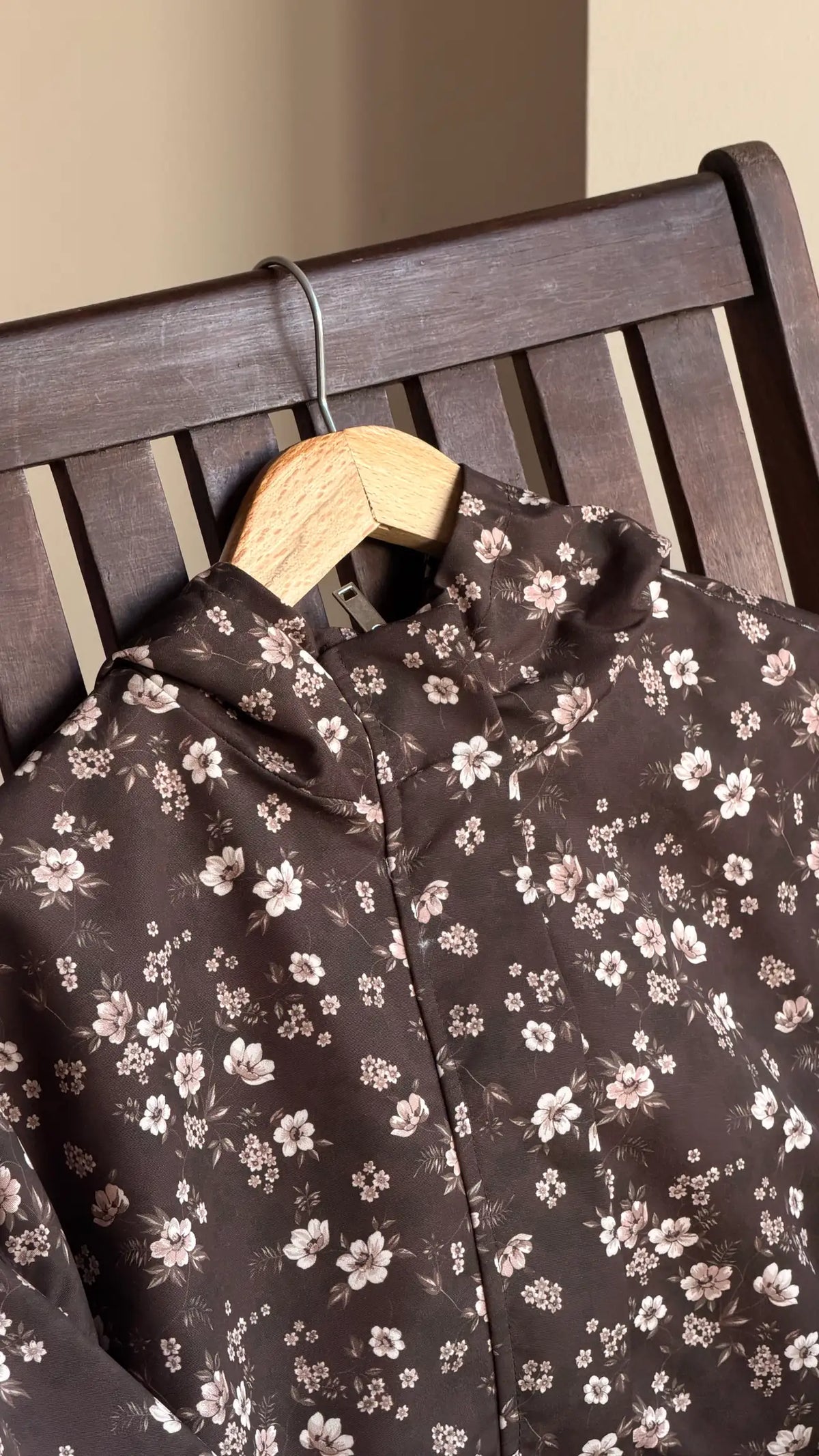 Wildflowers Hooded Jacket - brown