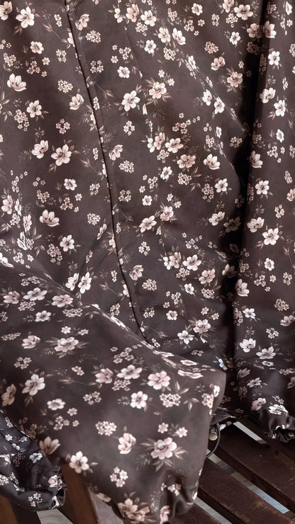 Wildflowers Hooded Jacket - brown