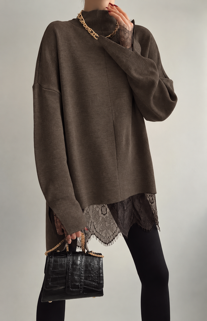 Lace Detail Knitwear