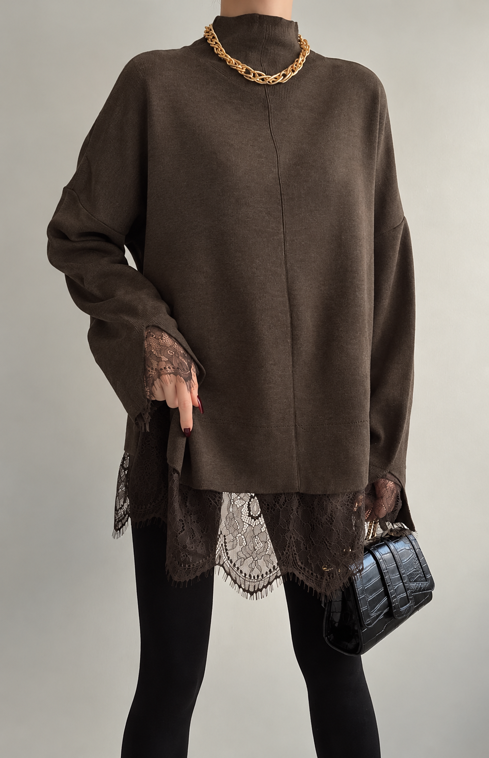 Lace Detail Knitwear