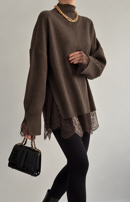 Lace Detail Knitwear