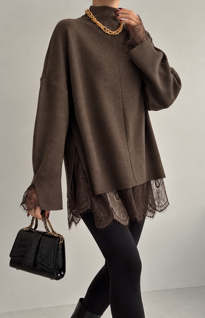 Lace Detail Knitwear