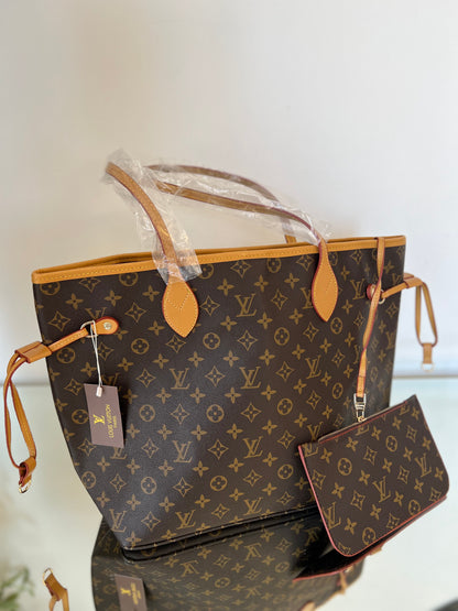 LV Never full tote bag