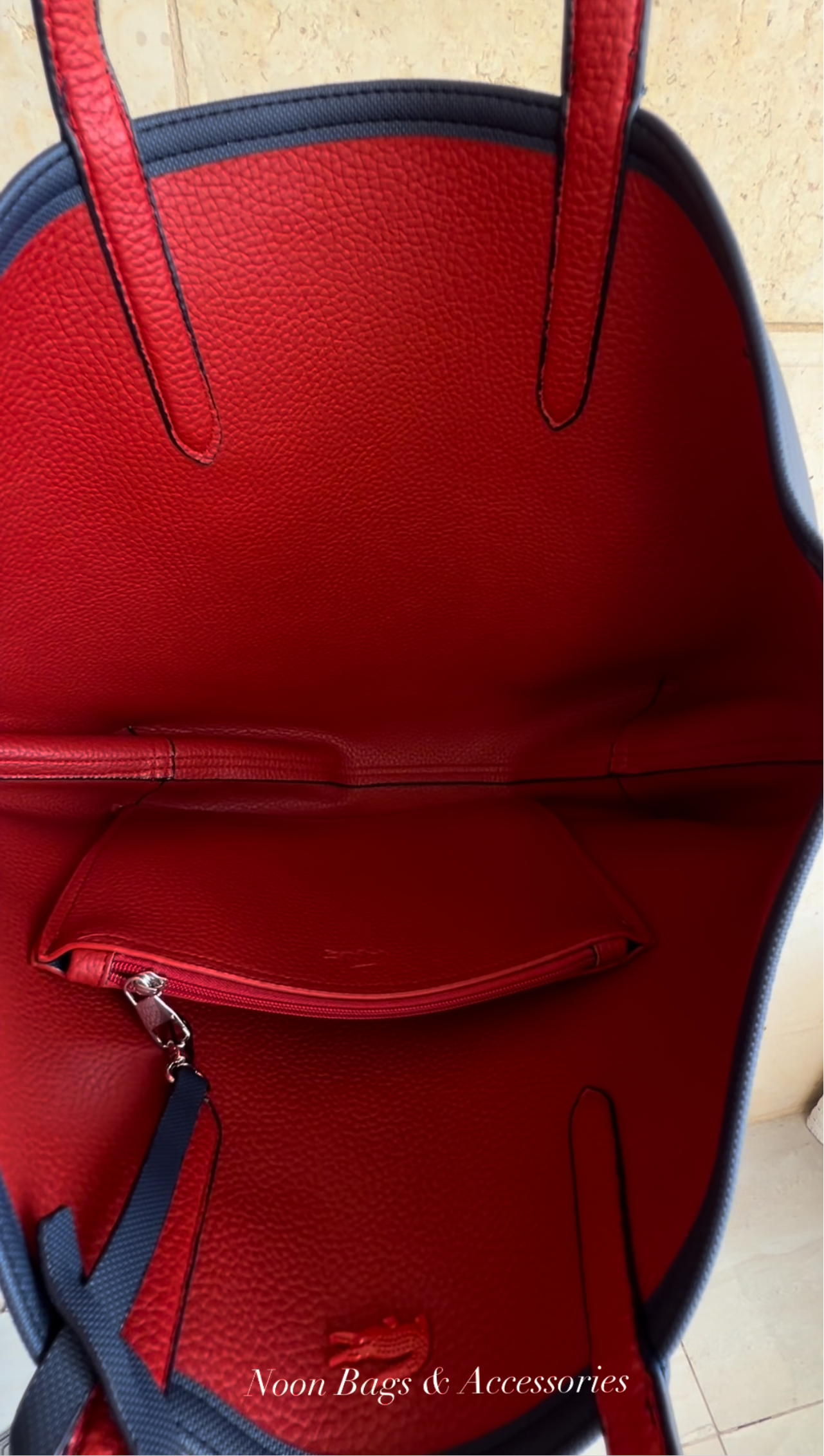 Lacoste reversible bag (double face)