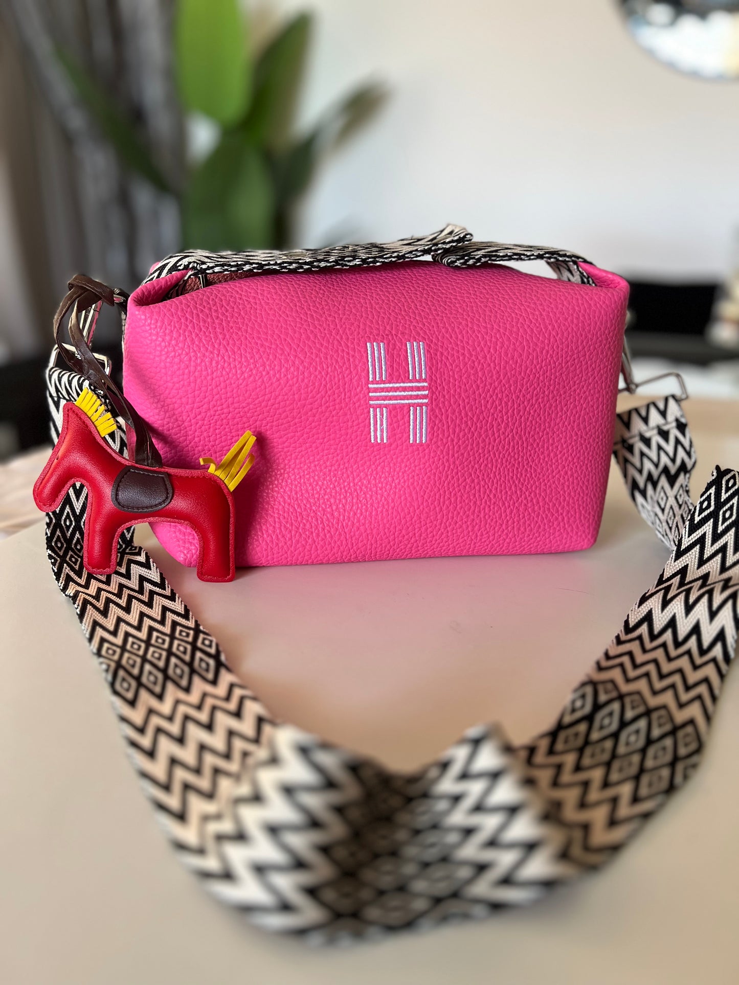 Hermes makeup bag