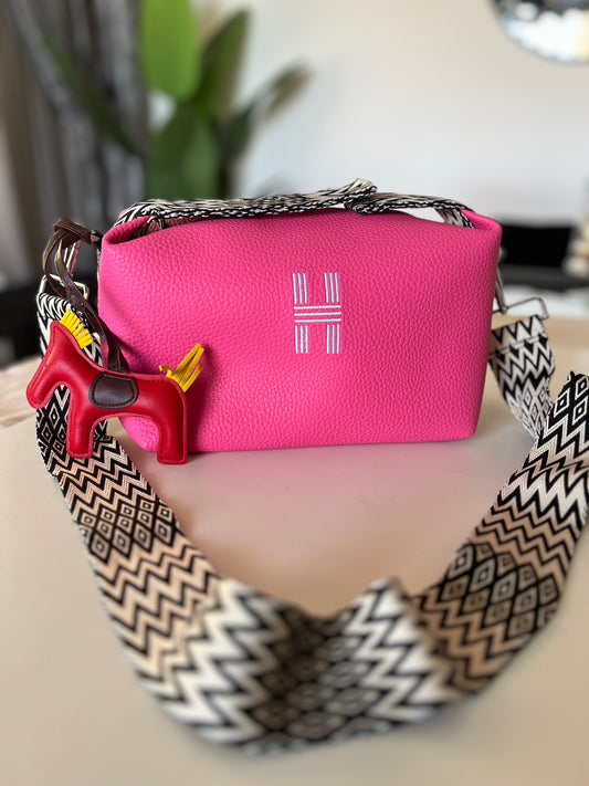 Hermes makeup bag