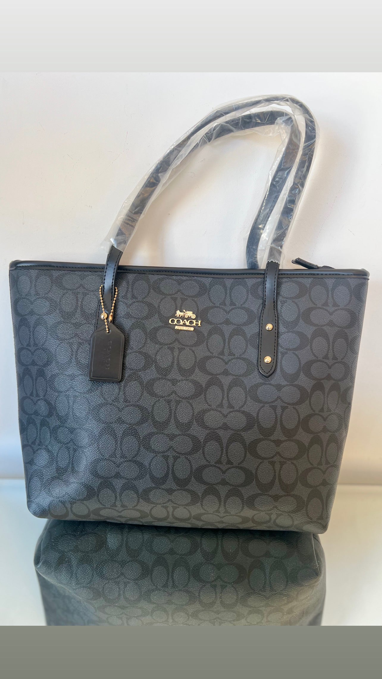 Coach large tote bag