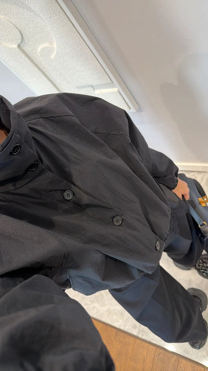 Parachute material oversized jacket (without lining)