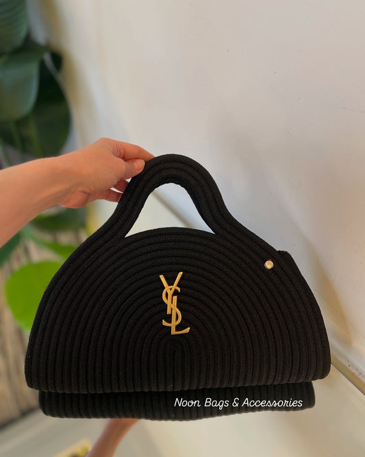 Ysl straw clutch