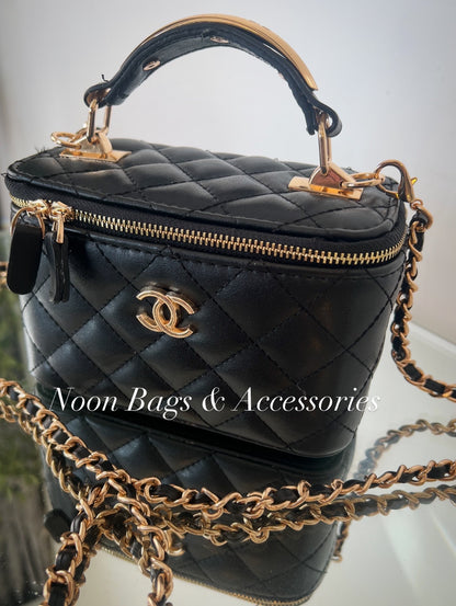 Chanel makeup bag