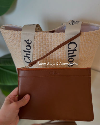 Chloé straw tote bag