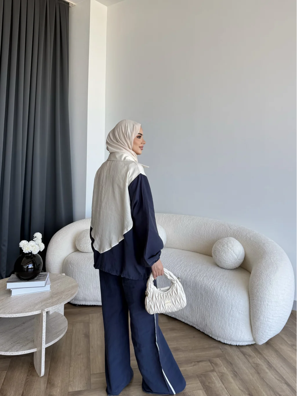 Contrast modal fabric tracksuit