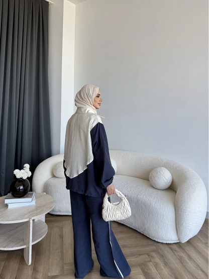 Contrast modal fabric tracksuit