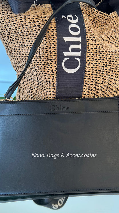 Chloé straw tote bag