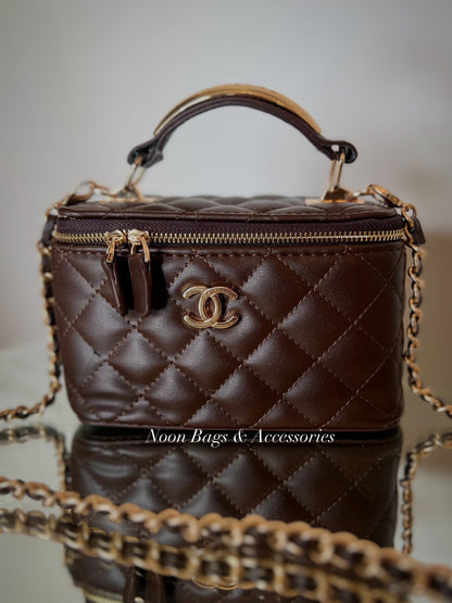 Chanel makeup bag