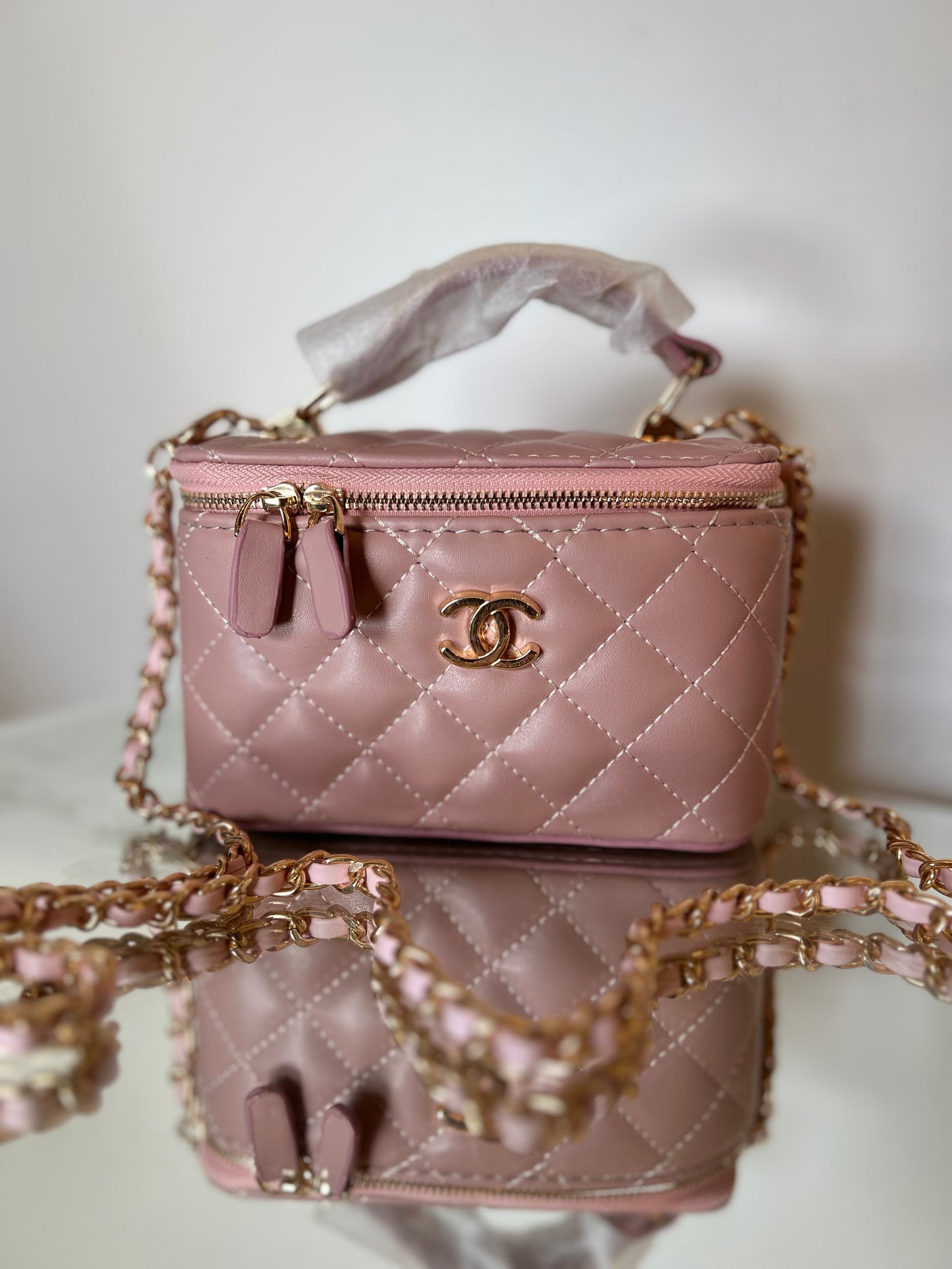 Chanel makeup bag