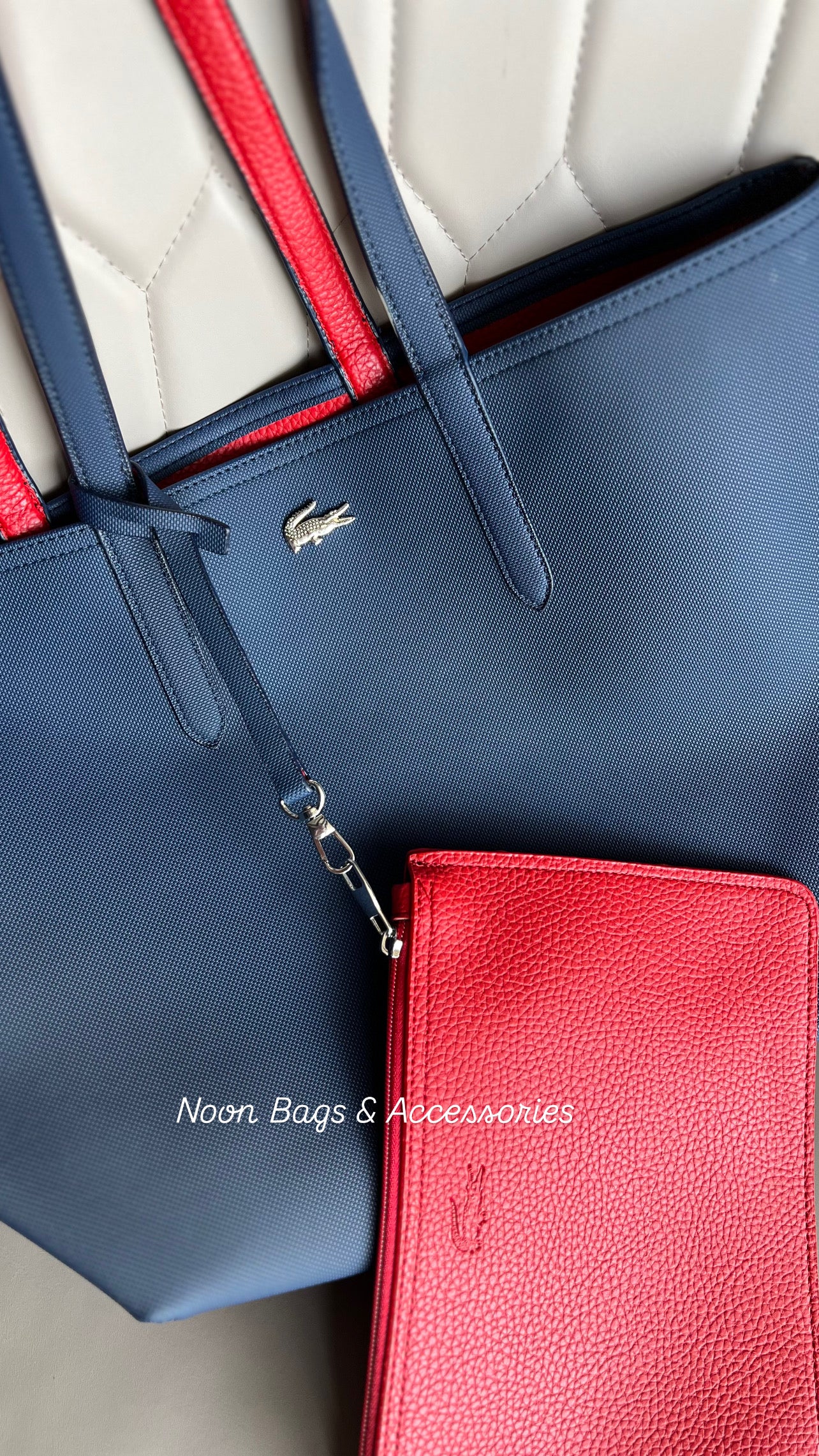 Lacoste reversible bag (double face)