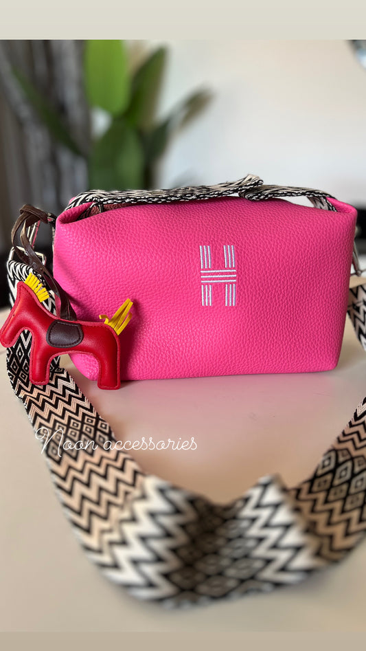 Hermes makeup bag