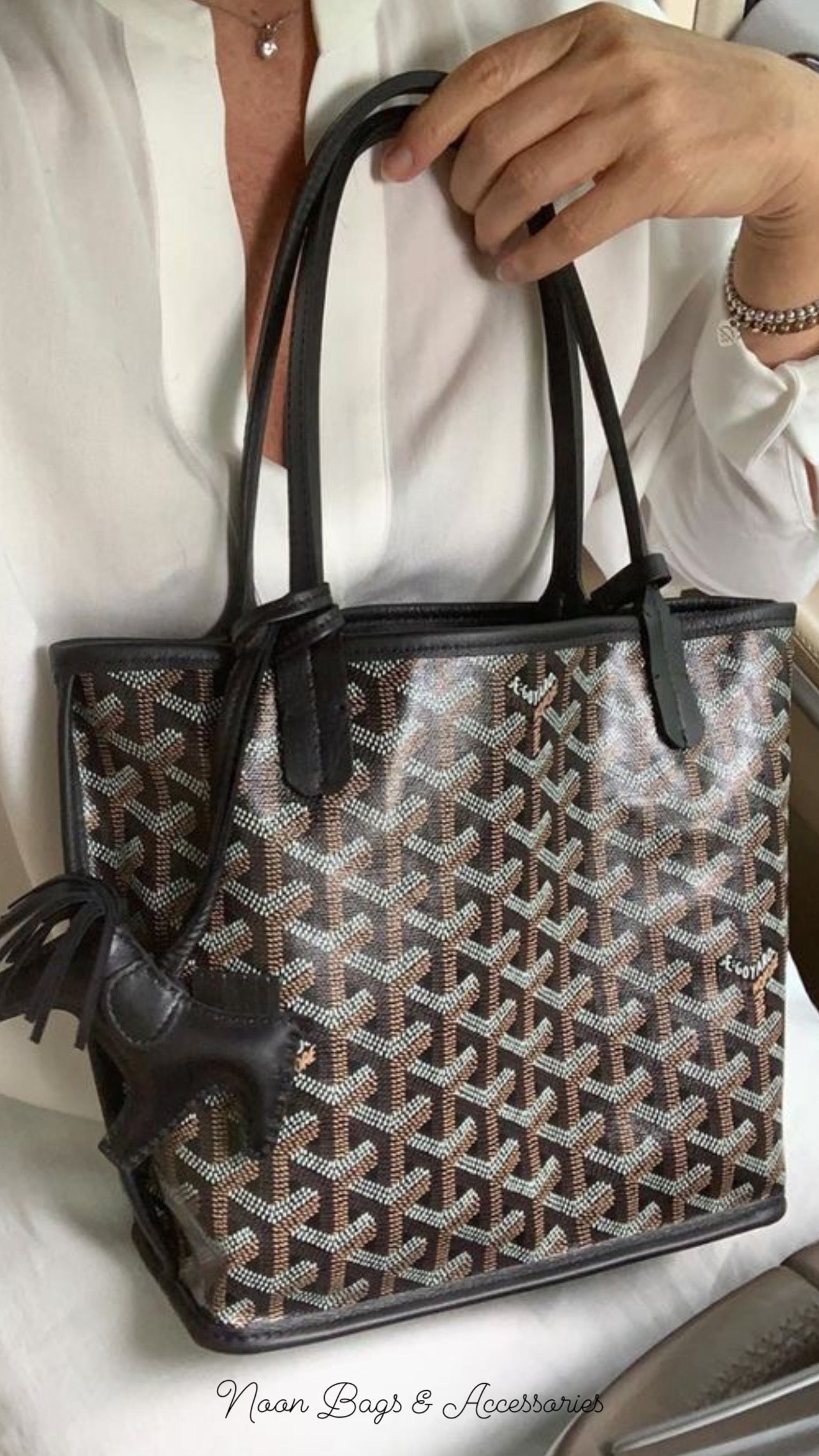 Goyard small size tote bag