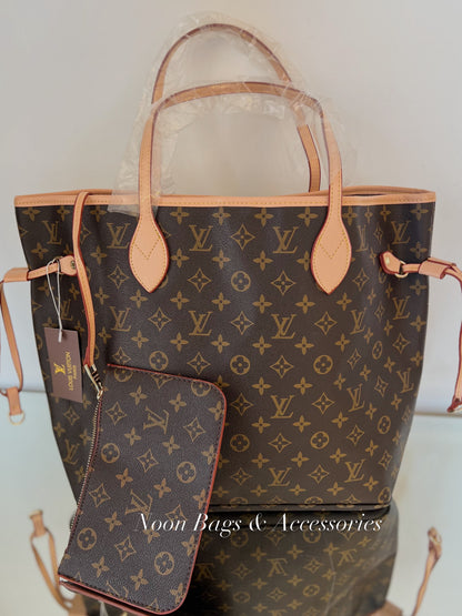 LV Never full tote bag