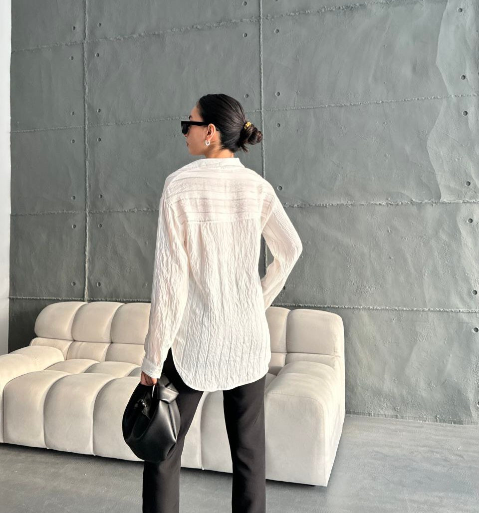 Striped patterned shirt