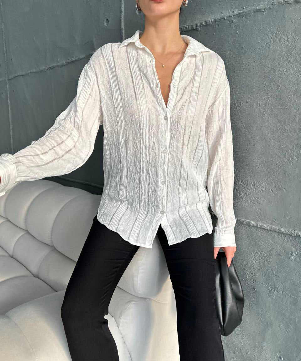 Striped patterned shirt