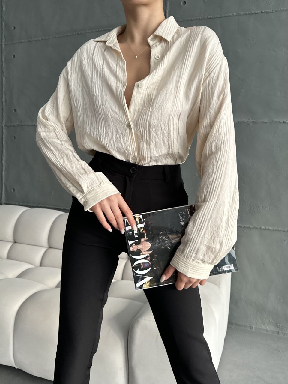Striped patterned shirt